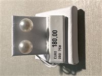 Orecchini Gioielleria Dossena  Donna in Oro bianco Perla OROR-56-253 SONGA - OROR-56-253 SONGA